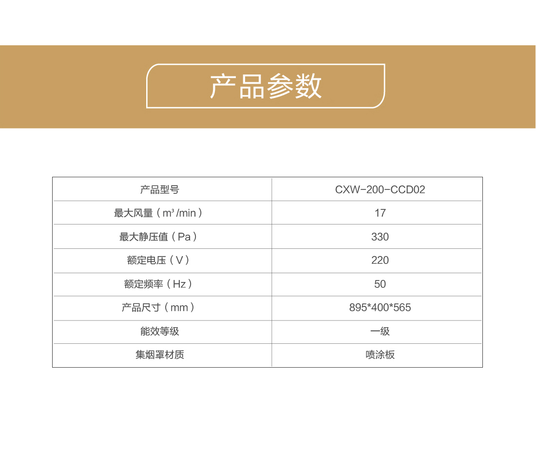 近風者抽油煙機CXW-200-CCD02