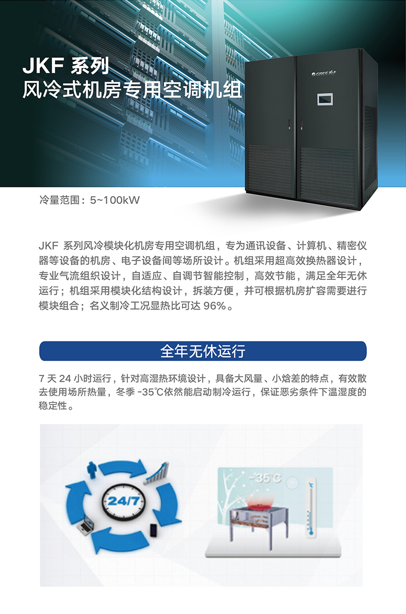 JKF 系列風冷式機房專用空調機組